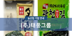 (주)태풍그룹|수산식물 가공 및 저장 처리업
