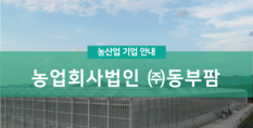 농업회사법인 (주)동부팜|토마토 스마트팜